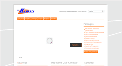 Desktop Screenshot of kamesta.lt